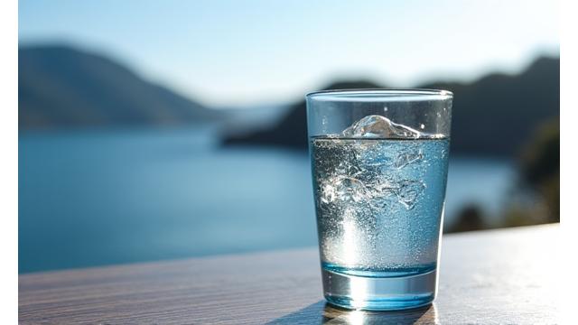 Billede af et vandrensningsanlæg med rent drikkevand på Bornholm